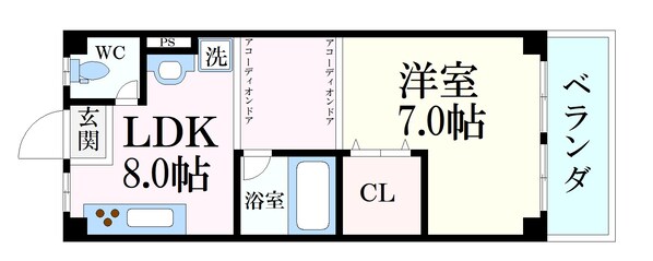 芦屋駅 徒歩4分 3階の物件間取画像